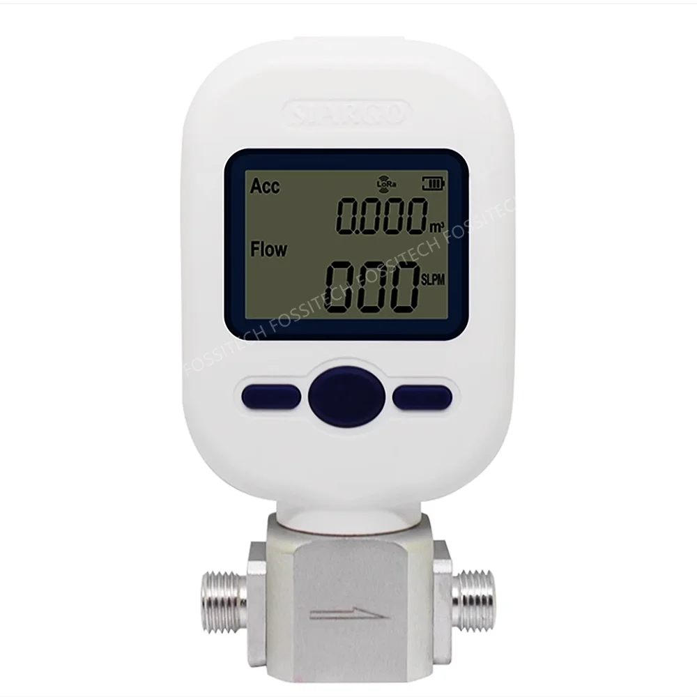 Imagem -02 - Medidor de Fluxo Digital de Gás e Nitrogênio e Oxigênio Modbus g1 Mf5712 250l Min Série Mf5700 250l Min Rs485 Novo