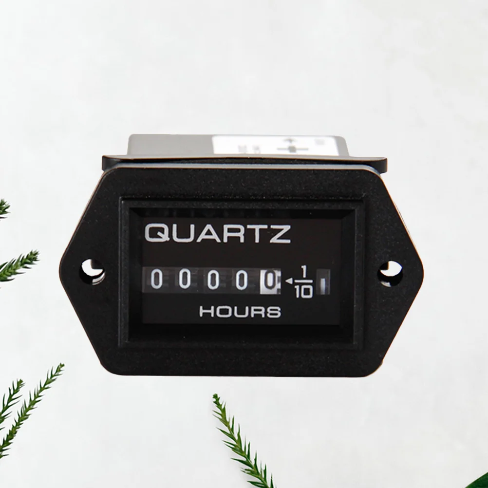 

12-36V Digital Tach Hour Meter LCD Display Engine Monitor for Diesel Motorcycles Lawn Mowers Industrial