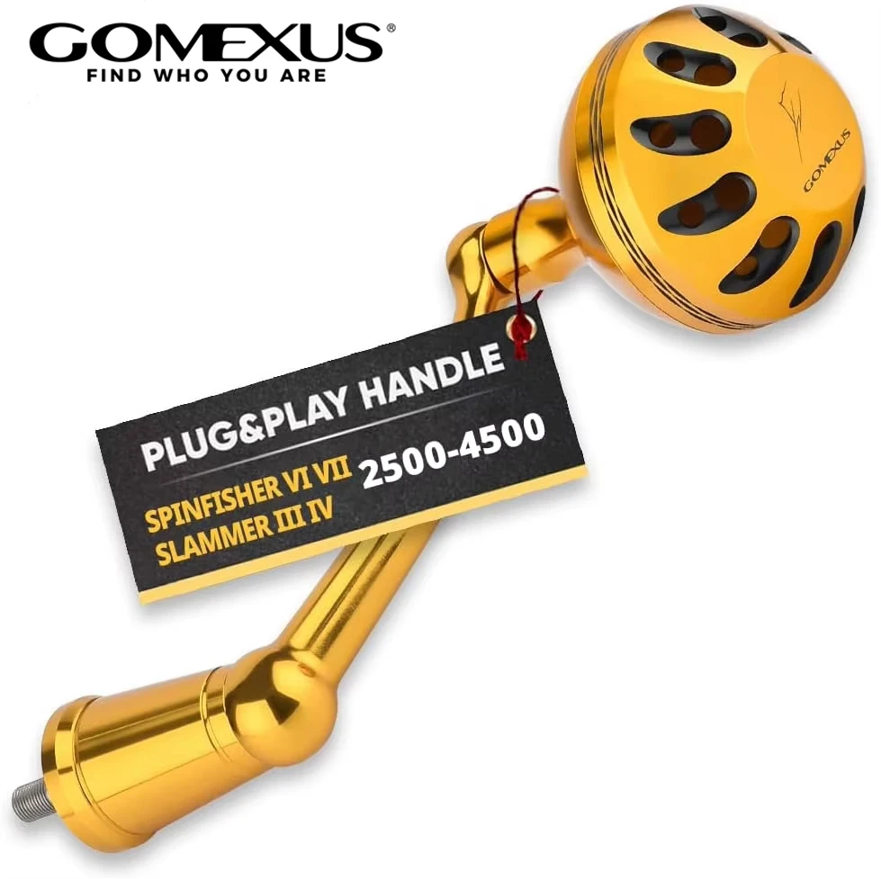 Рукоятка GOMEXUS Power Handle для катушек Penn Spinfisher VI VII Slammer III IV (проверьте, подходит ли для вашей модели катушки, не подходит для всех моделей Spinfisher Long Cast/V)