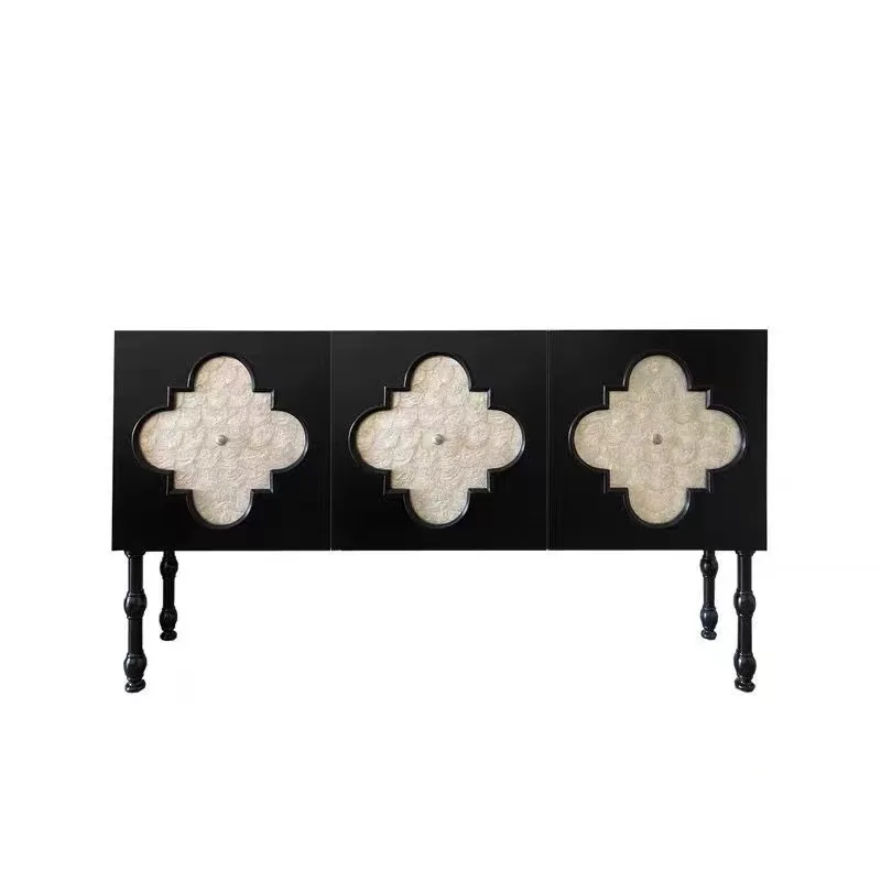 

Entrance French solid wood simple side, foyer, living room shell , shoe cabinet, storage