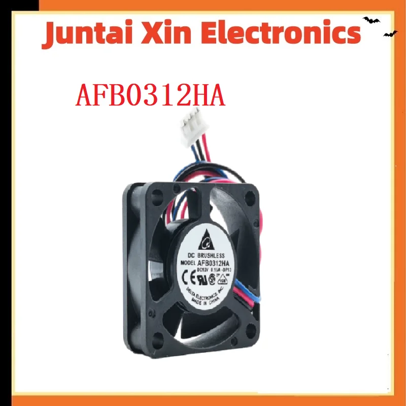 

1PCS/LOT AFB0312HA 3-wire DC12V 0.15A 30*30*10MM for Delta New Original Cooling fan Fast