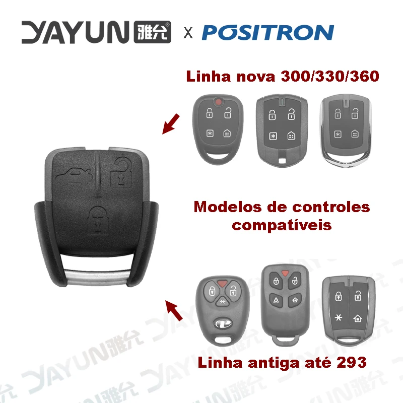 

YAYUN Modified Head Key forChevrolet GM2-03 Positron Flex Alarm Buttons New and Old Line Ate 293 300 330 360 Free Shipping