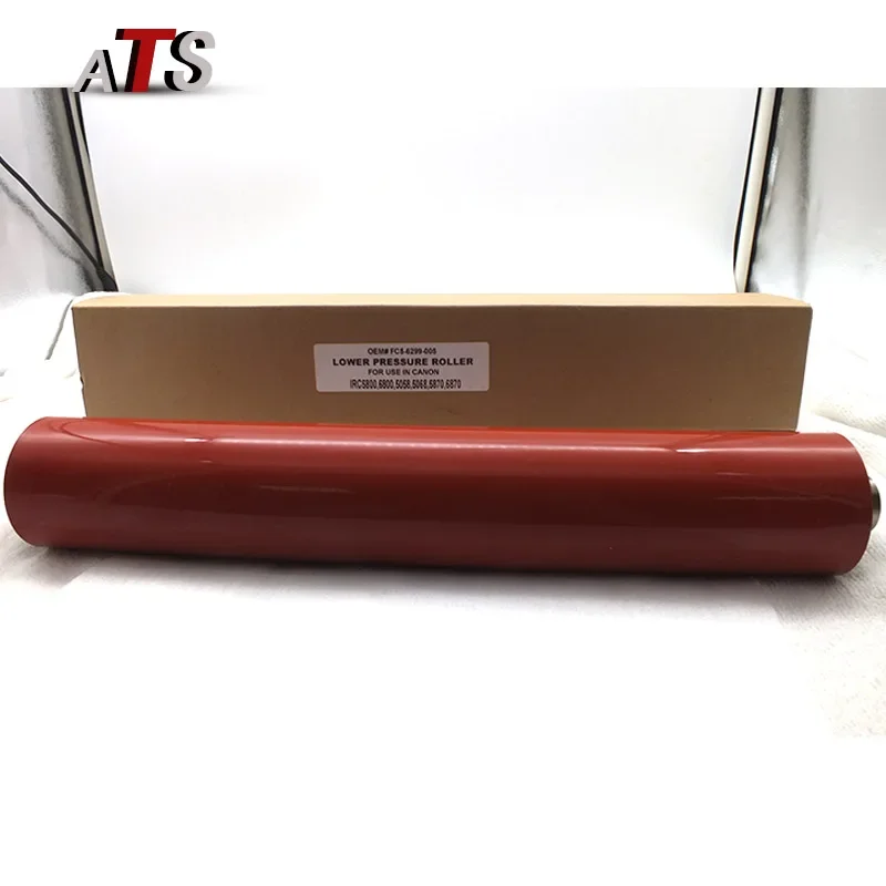 1PC IRC5800 IRC6800 IRC5870 IRC6870 Lower Fuser Sleeved Roller for Canon IR C5800 C6800 C5870 C6870 Pressure Roller High Quality