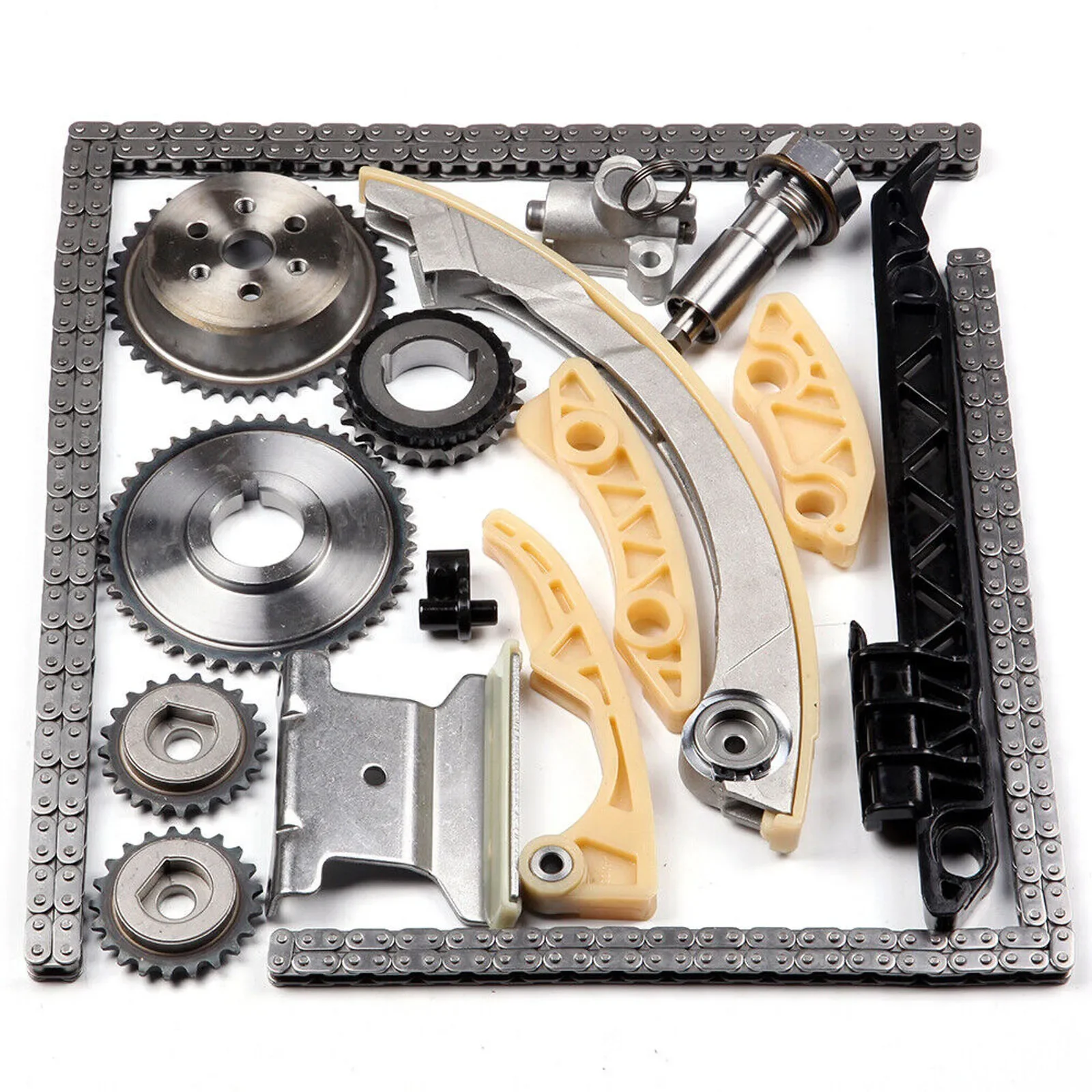 Timing Chain Kit fit 2.0 2.2 2.4 L l4 DOHC Naturally Aspirated for GMC Chevrolet Buick Pontiac Saturn 2.4L 2.2L 2.0L 2003-2015