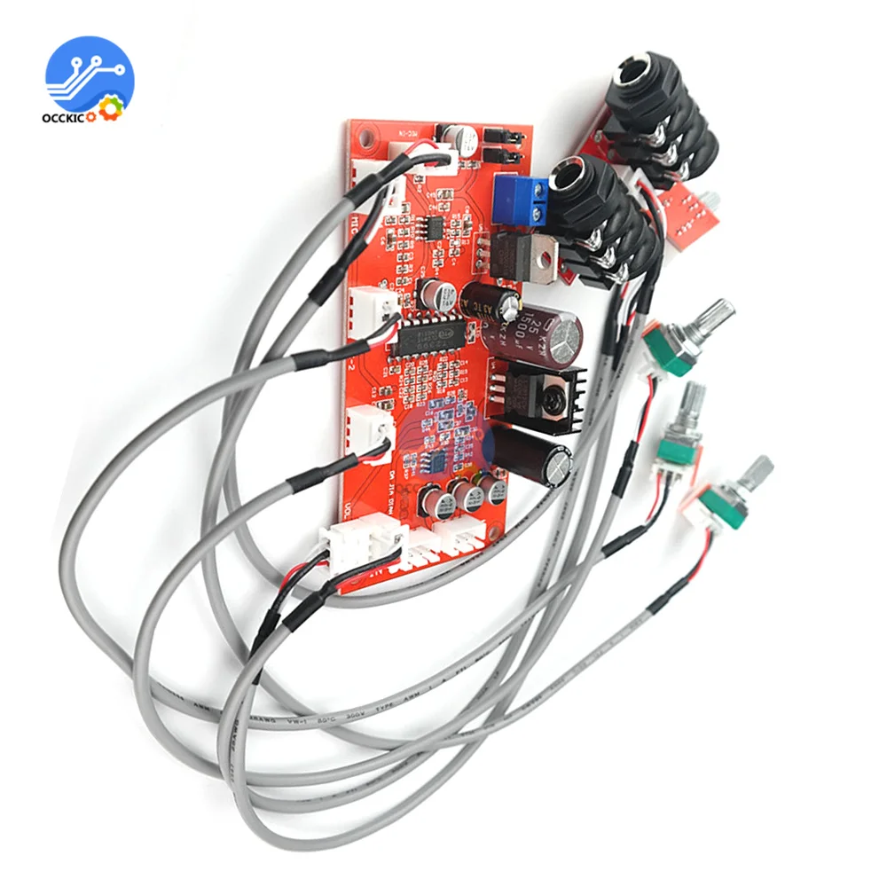 Karaoke Reverb Board PT2399 Home Theater Microphone Amplifier Module Effect Exceeds NE5532 M65831 OP Amp Preamplifier