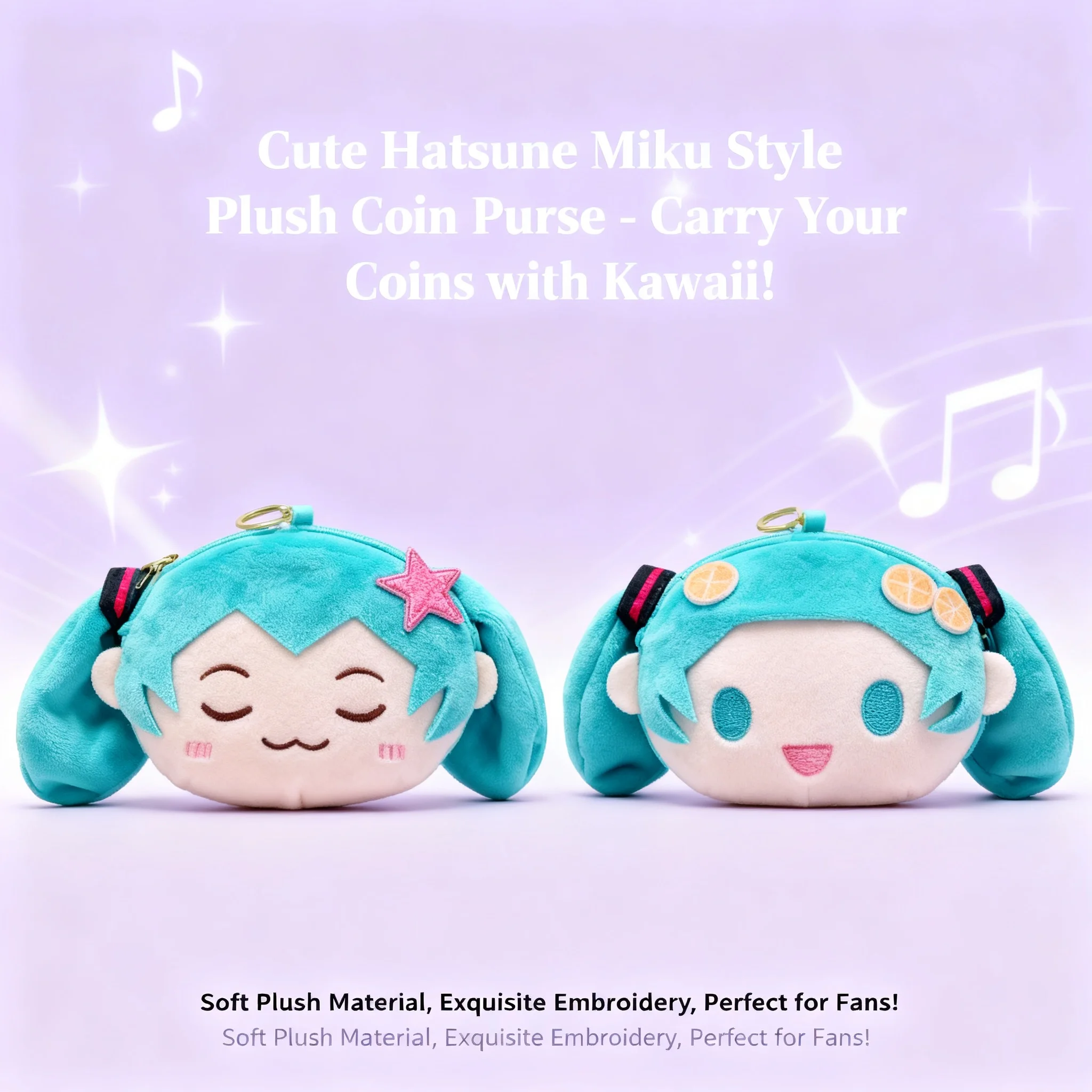 Lindo llavero de anime Hatsune Miku, muñeco de peluche, juguete de peluche, amuleto para mochila, accesorio para bolso, figura de dibujos animados, regalo coleccionable para fans