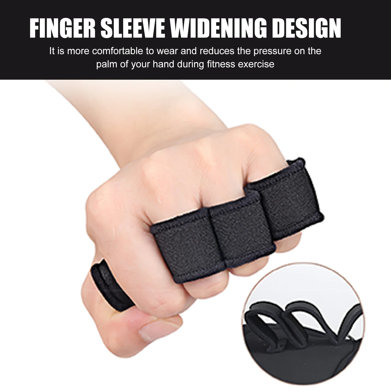 

1Pair Professional Half Finger Palm Protector Comfortable Grip Pads Sports Exercise Hand Guard Grip Pads Exercise Hand Guard