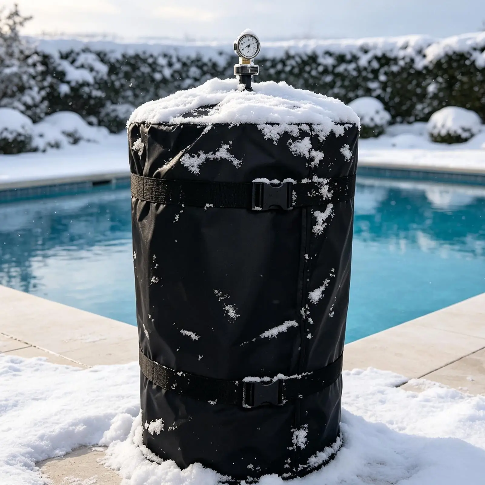 Pool Filter Protection Cover Protective Universal Heavy Duty Windproof Replacement Pool Filter Cover For Home Hotel Resort