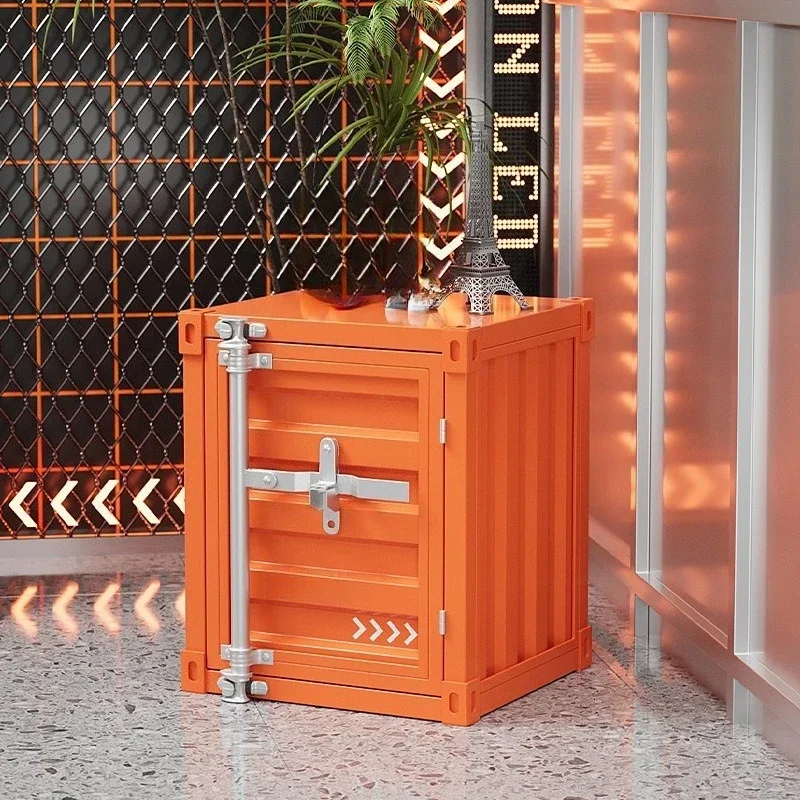

Bedroom creative small cabinet small industrial wind storage cabinet