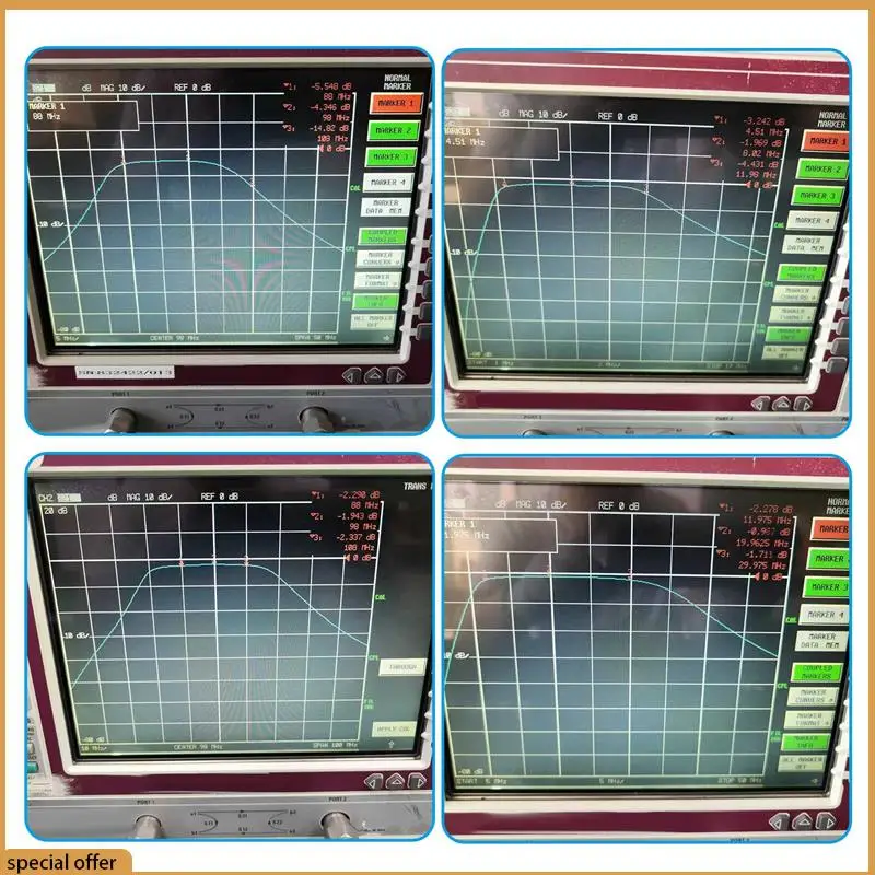 Filtro pasivo A68Z 4 en 1, filtro LC de 4 bandas para antena de Radio de señal RF, fuente de señal SDR GPSDO y otros dispositivos fáciles de usar