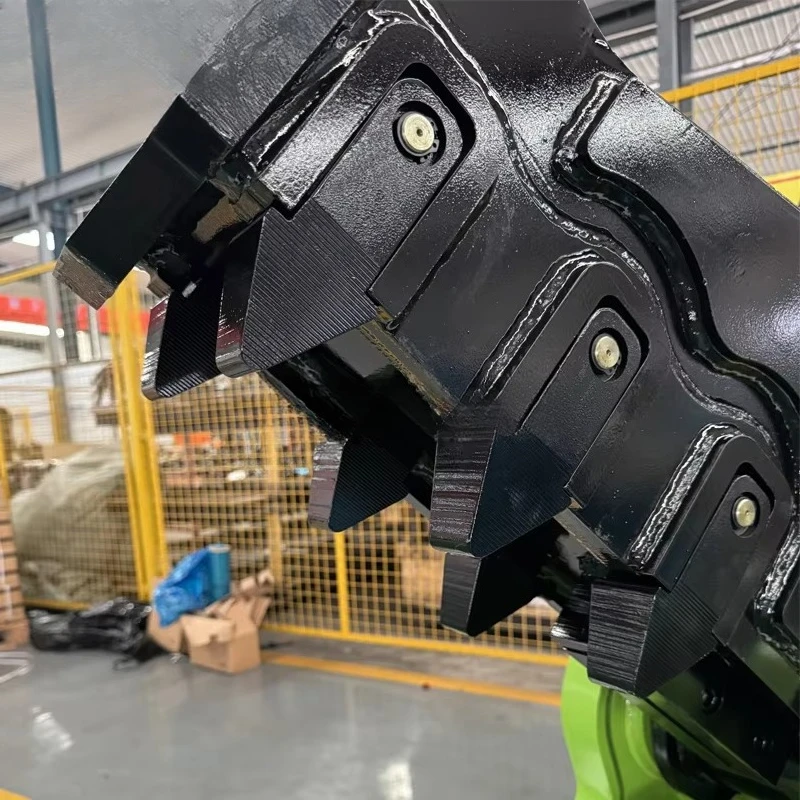 الطاحن الهيدروليكي للحفارة مع أسنان قابلة للاستبدال لتهديد الصخور والخرسانة