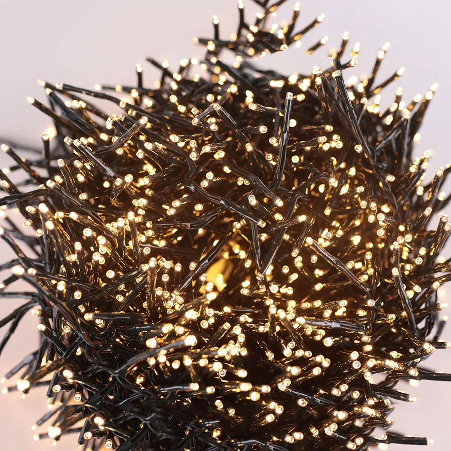 1000/1500 LED Firecracker String Light Outdoor LED Cluster Garland Fairy Lights 8 Modes Waterproof For Christmas Wedding Decor