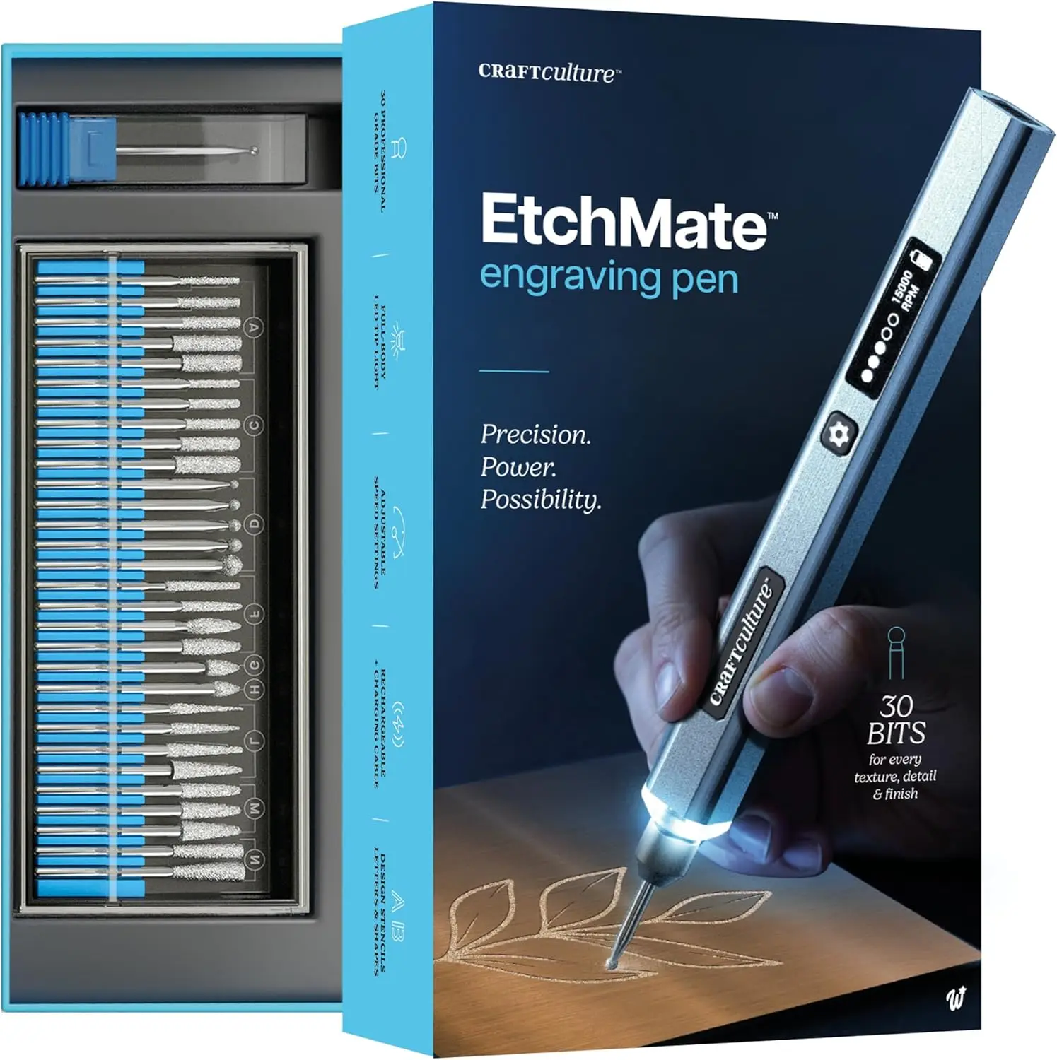 

Engraving Pen for Metal, Wood, Glass, Plastic - Cool Gift Ideas for Teens and Adults - Craft Tool