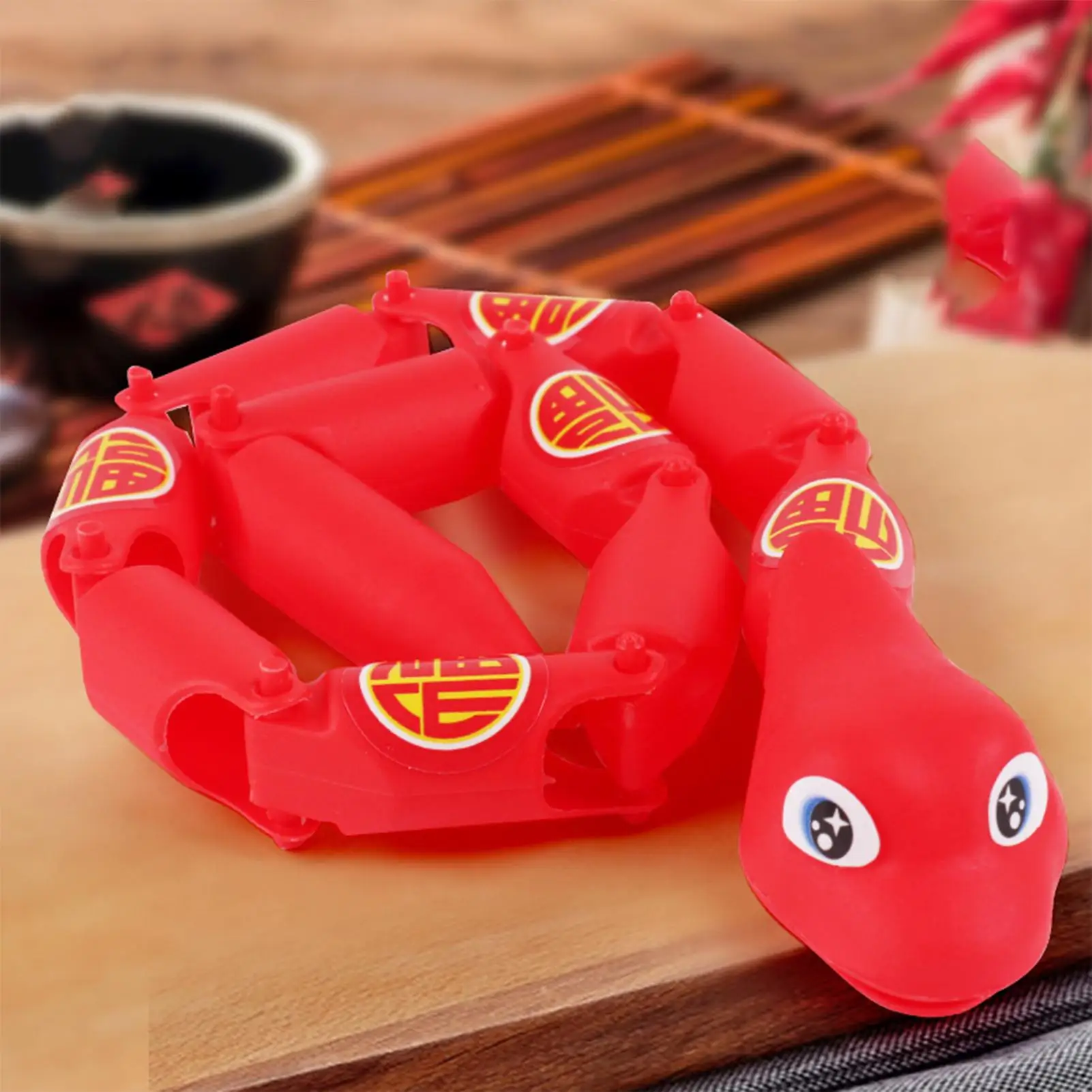 لعبة ثعبان متعددة المفاصل، ثعبان لطيف متعدد المفاصل للمزحة، شخصية قابلة للجمع، نكتة الطفولة الممتعة للبالغين والأطفال