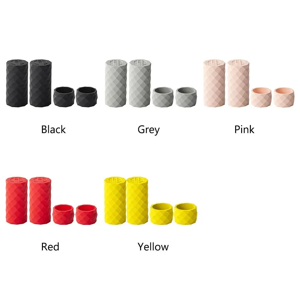 متعدد الألوان دراجة المقود الشريط حلقة ثابتة سيليكون اكسسوارات الدراجة السيطرة غطاء مطاطي مقاوم للماء المضادة للانزلاق #6