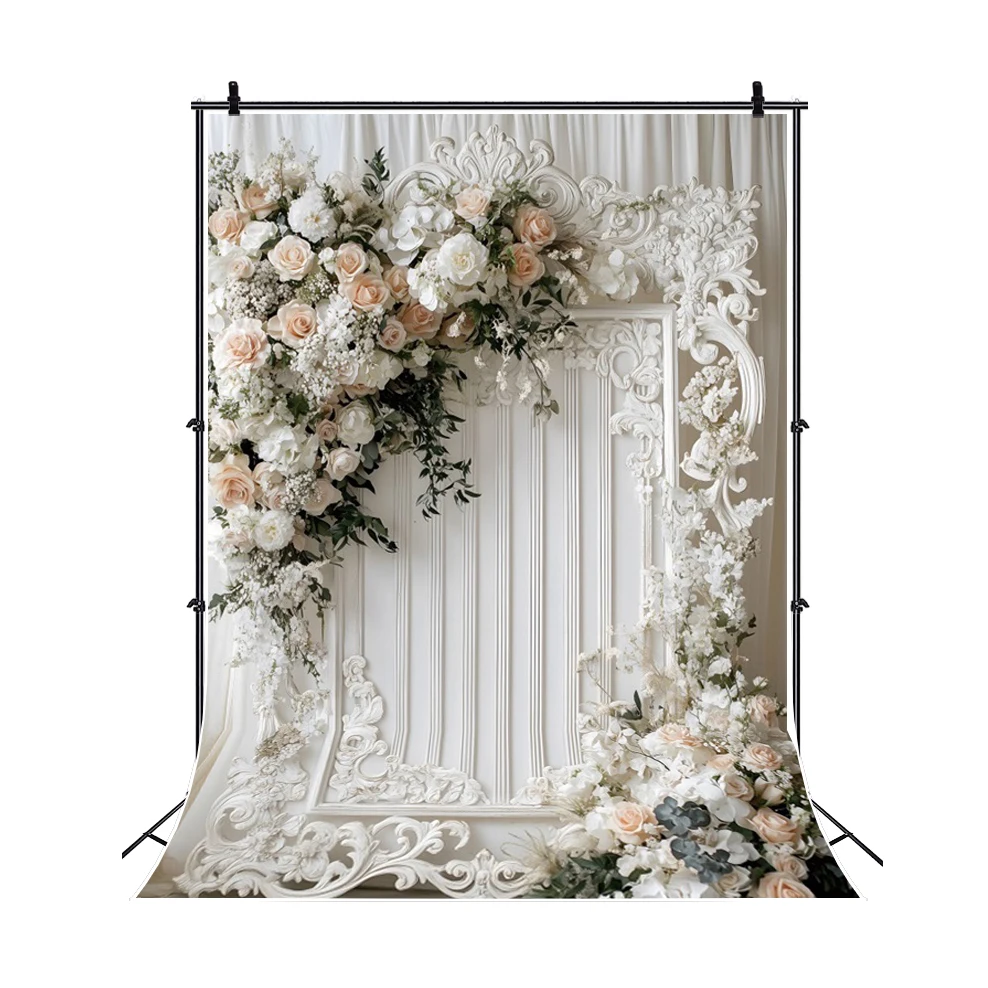 ボヘミアンスタイルの花の壁の写真の背景,王女の誕生日の背景,マタニティの肖像画の装飾,写真スタジオ