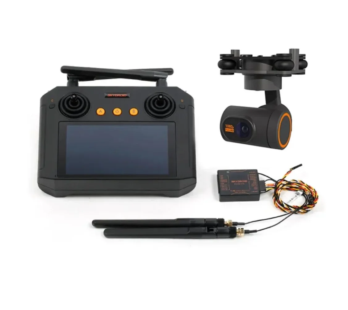 VoltSSkydroid H12 PRO 1080P Gimbal Drone - 4G Electric Control & Digital Obstacle Avoidance Sprayer