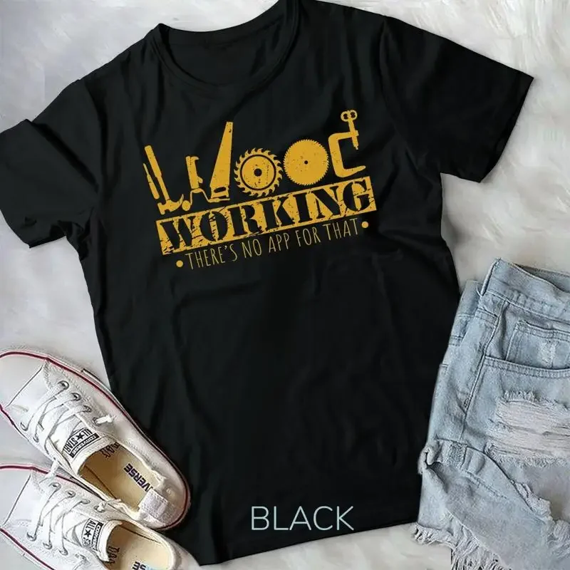 Contractor Gift Woodworking Tools Wood Worker Humor Handyman Unisex T shirt