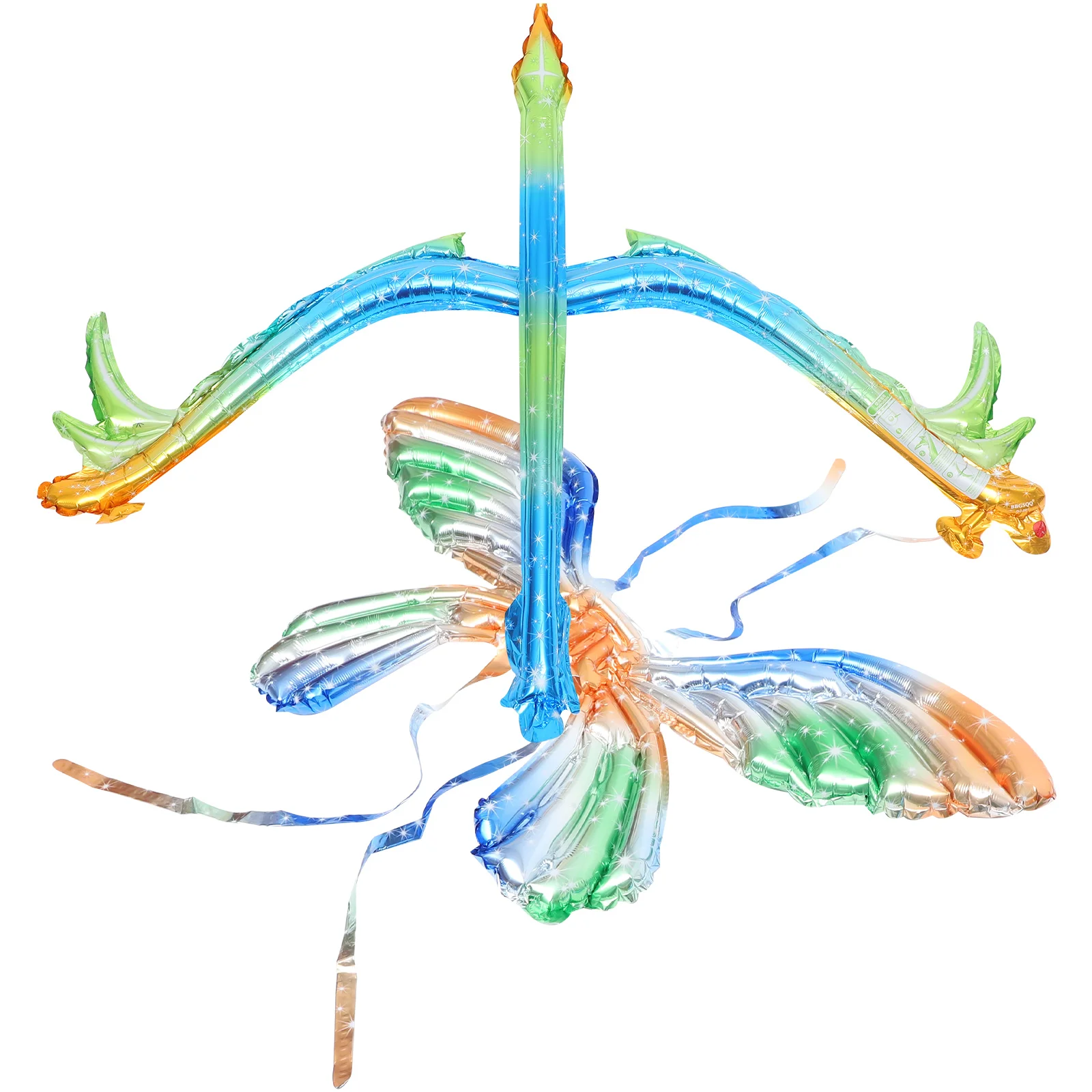 

1 Set Butterfly Wing Bow Arrow Balloons Birthday Party Supplies Cosplay Decorative Wing Aluminum Foil Balloon Festival Wedding
