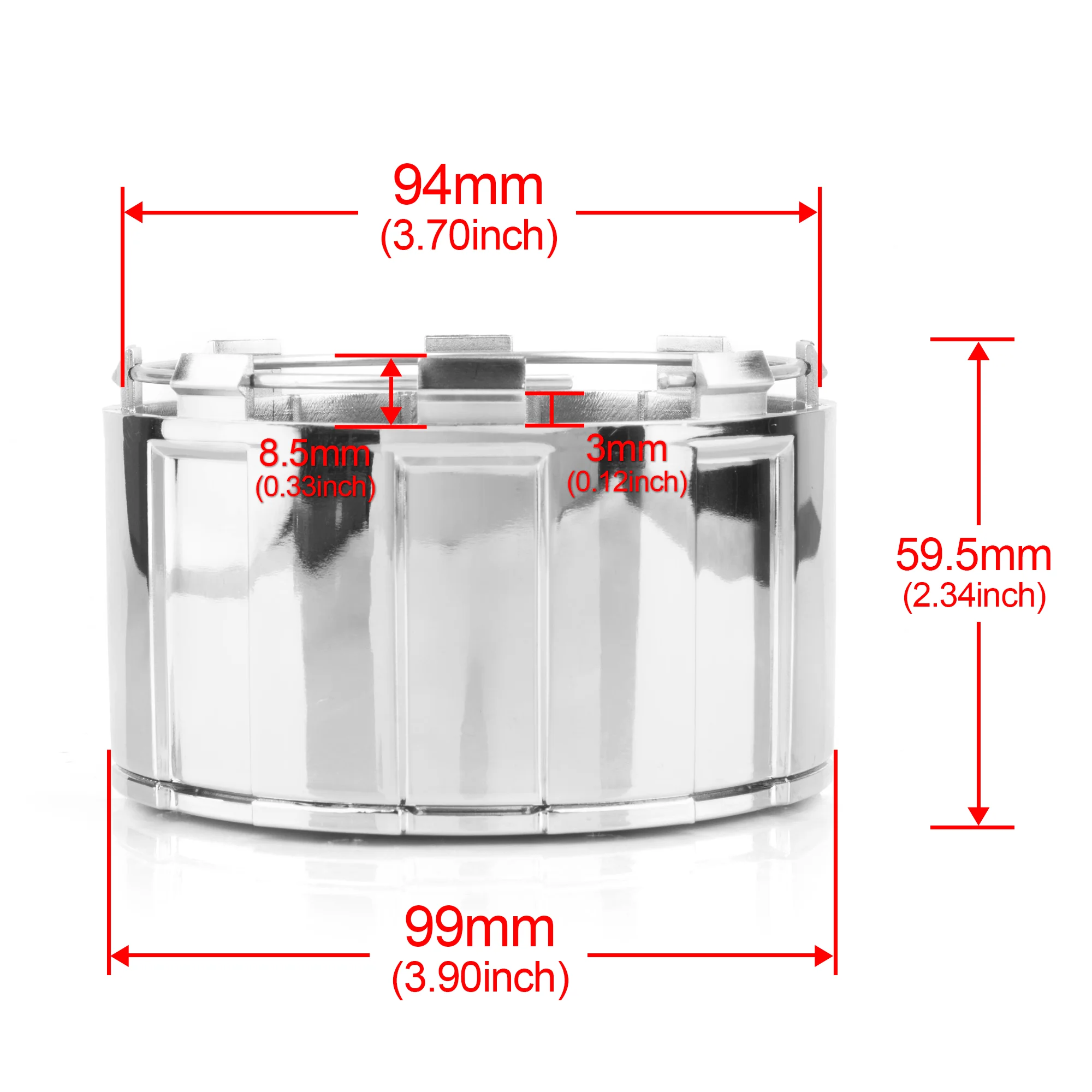 1/4PCS OD 99mm/3.9