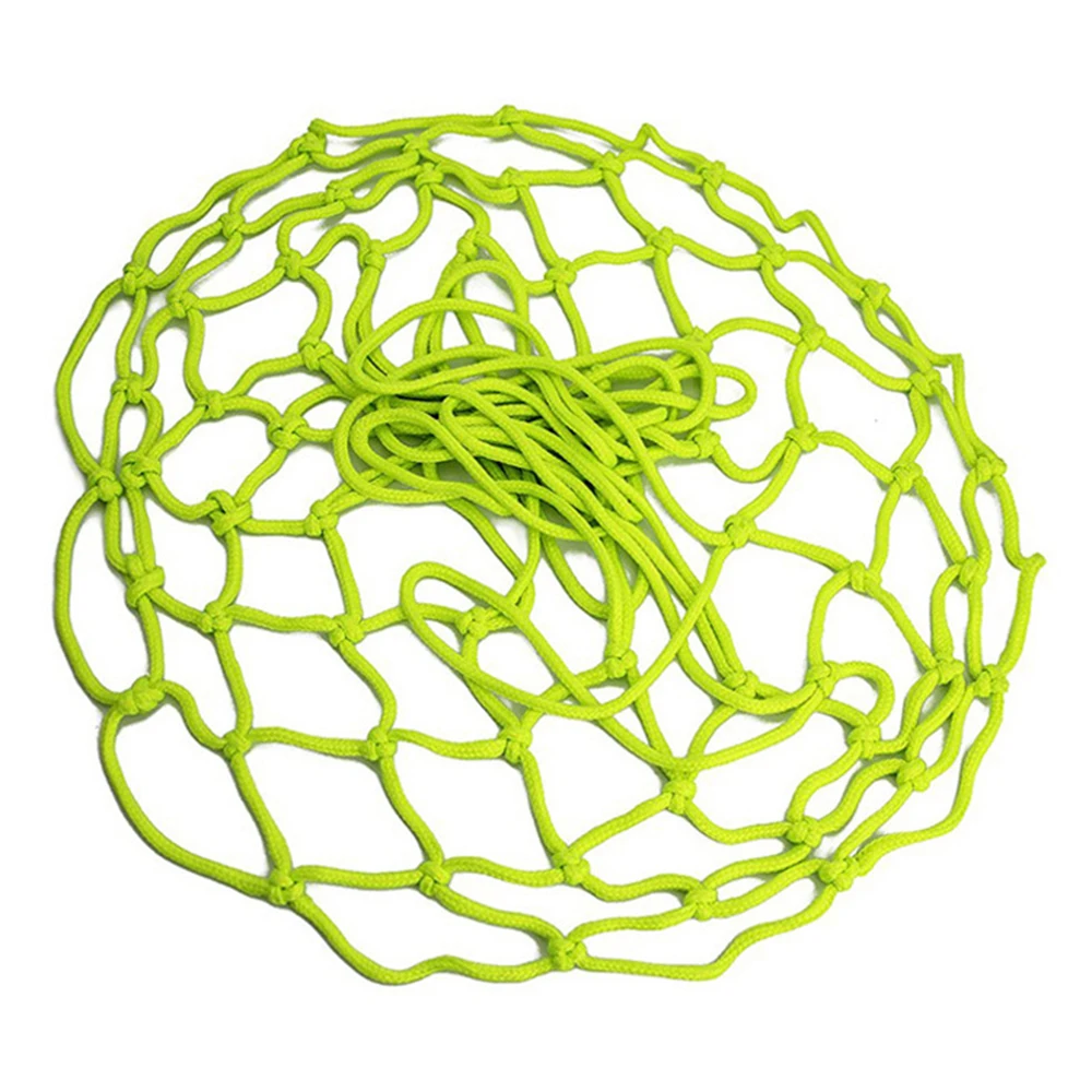 ضوء الليل كرة السلة صافي النايلون متوهجة كرة السلة هوب ريم صافي 12 حلقة حجم قياسي متوهجة كرة السلة صافي الشمس بالطاقة