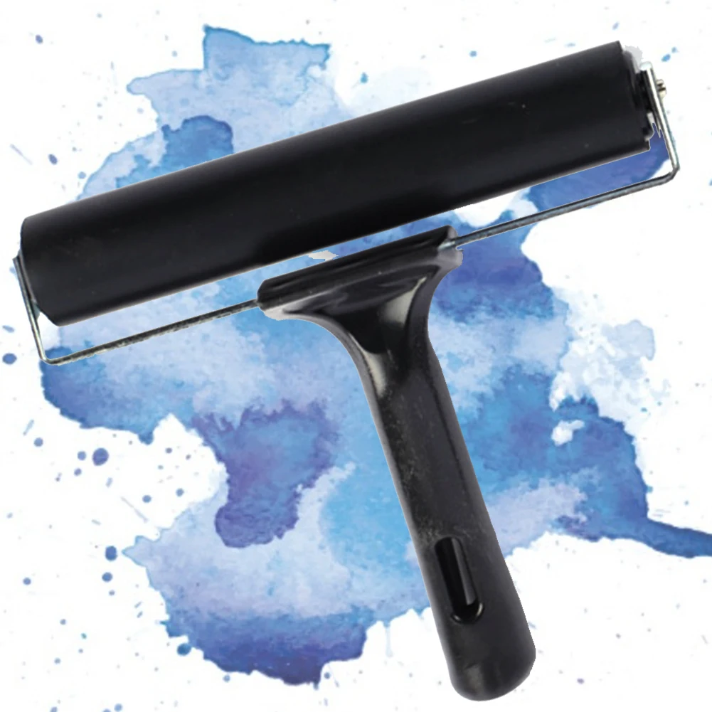 Accessary Diamond Drawing For Crafting Printmaking Handle Brayer Roller 3 Sizes Rubber School DIY Multifunctional Oil Painting