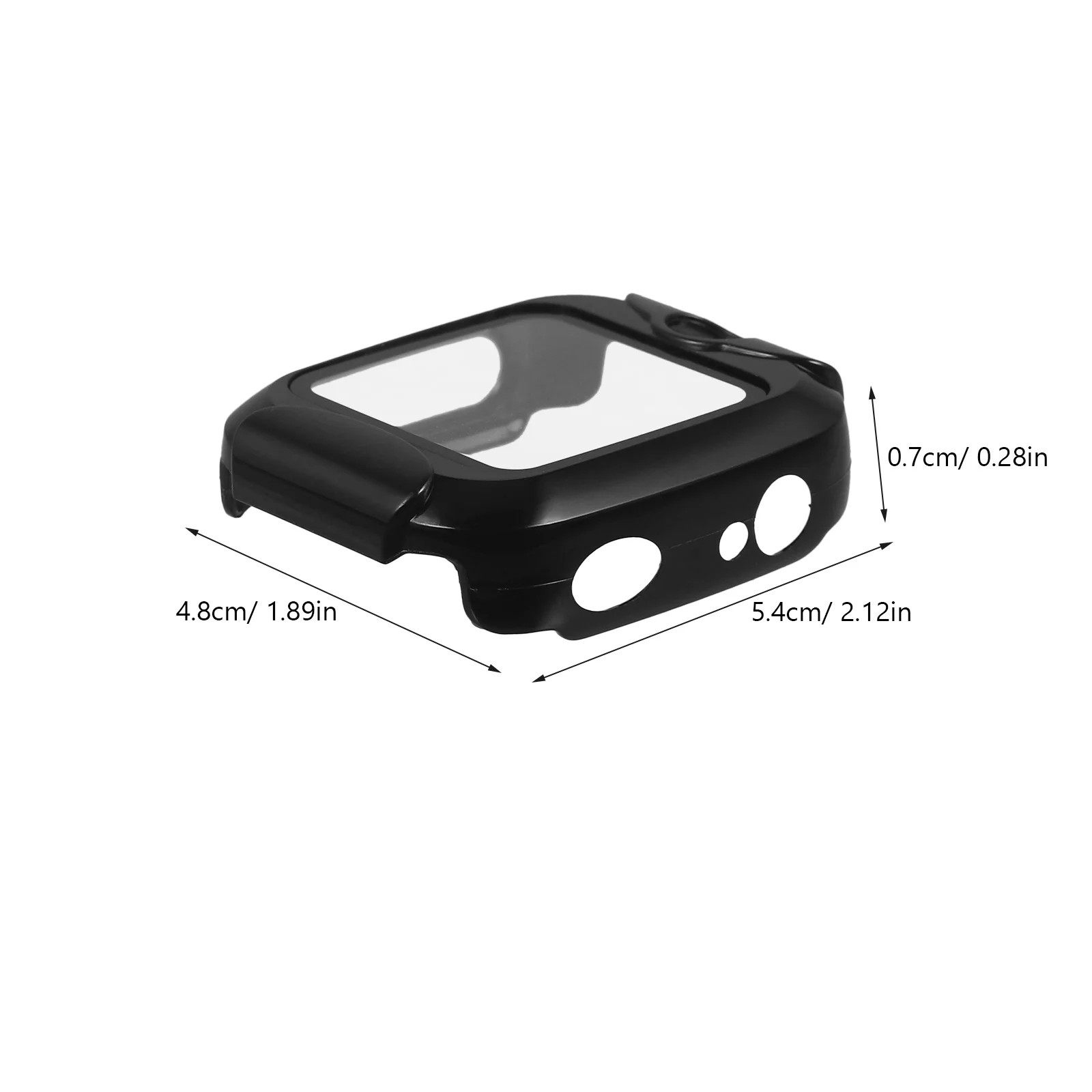 Capa protetora de tela de relógio, durável, à prova de arranhões, para xgo2, prático, elegante, anti-queda, à prova de choque, bordas curvas