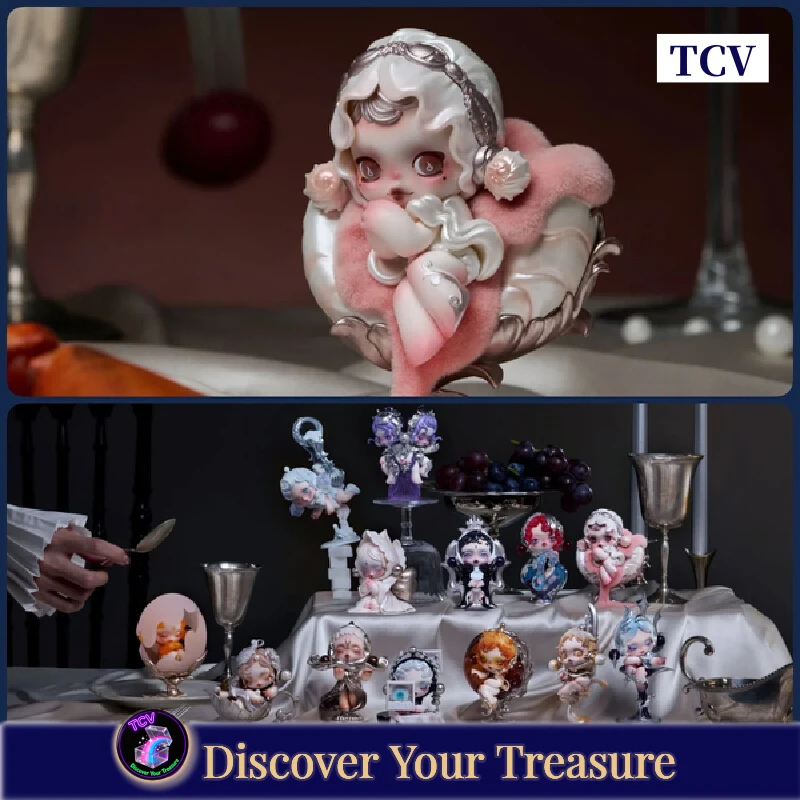 Tcv Popmart The Feast Begins Skullpanda Series слепая коробка экшн-фигурка настольное украшение сюрпризы для девочек с рождественскими подарками