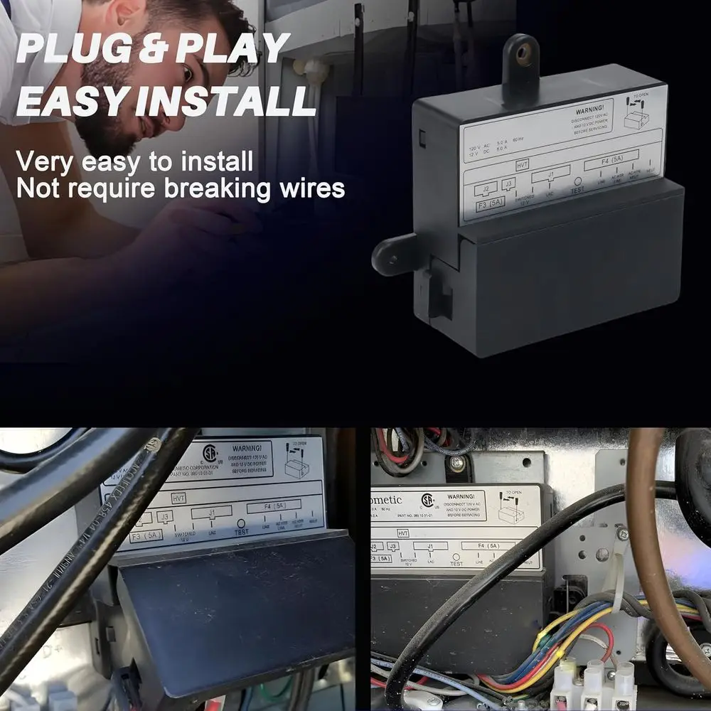 3851331011 RV Refrigerator Power Supply Circuit Board Compatible with Dometic RV DMR702/RM1350/RM3762/RM3962 Model Refrigerator,