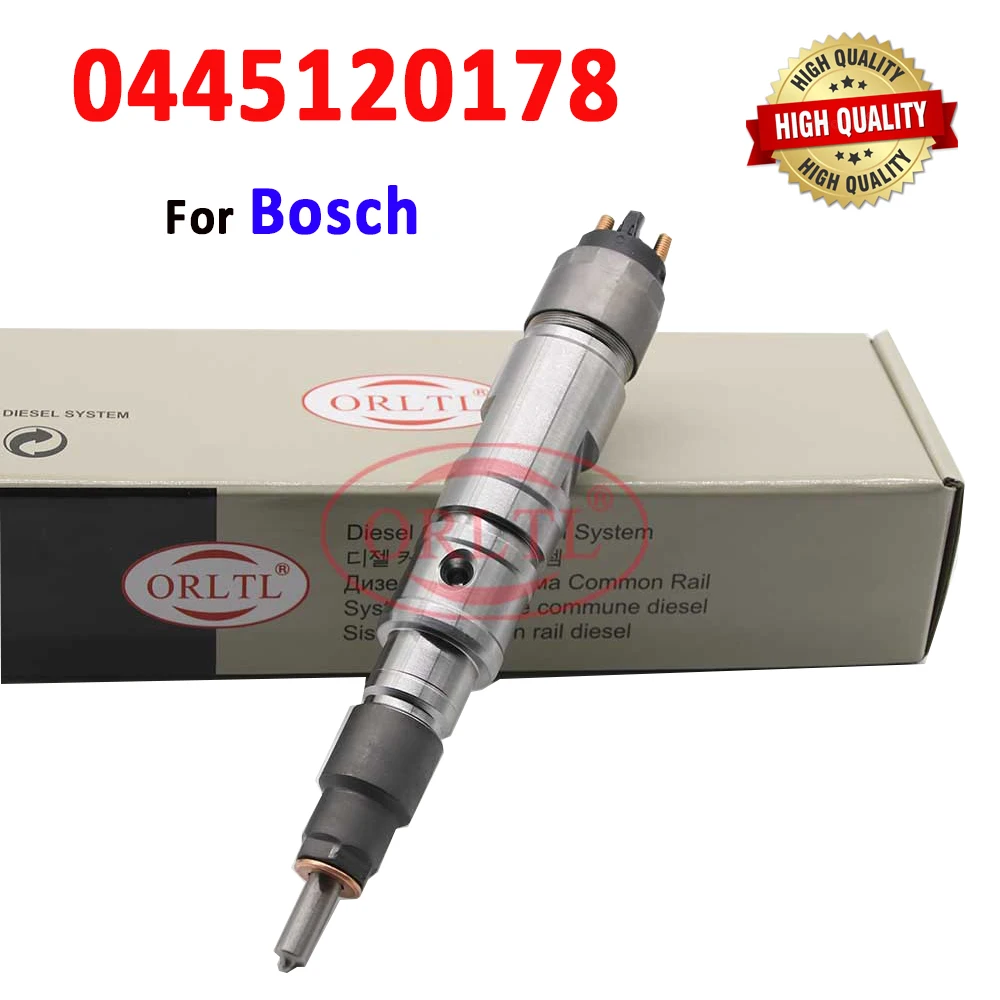 ORLTL New 0445120178 High Quality Injector 0 445 120 178 Common Rail Injector 0445 120 178 for Bosch Yuchai