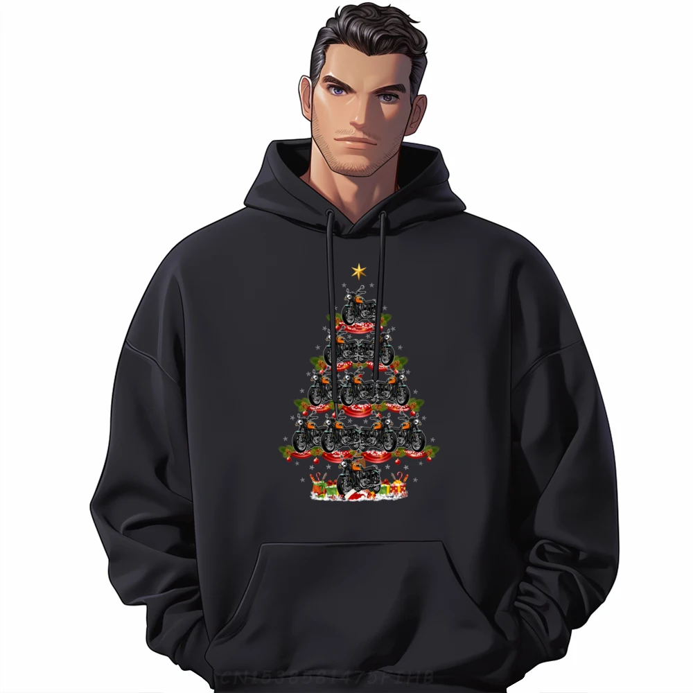 

Motorcycle Xmas Lighting Santa Motorcycle Christmas Tree Mens Designer Hoodie Women New In Tops And Sweatshirts Memorial Day