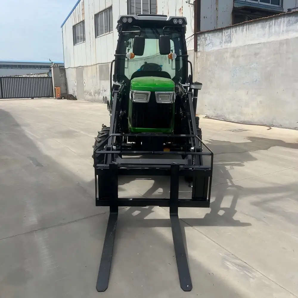 Agricultural Four-Wheel Drive Red 604 Tractor Greenhouse Orchard Rotary Tiller Ditching Sowing Weeding Multifunctional
