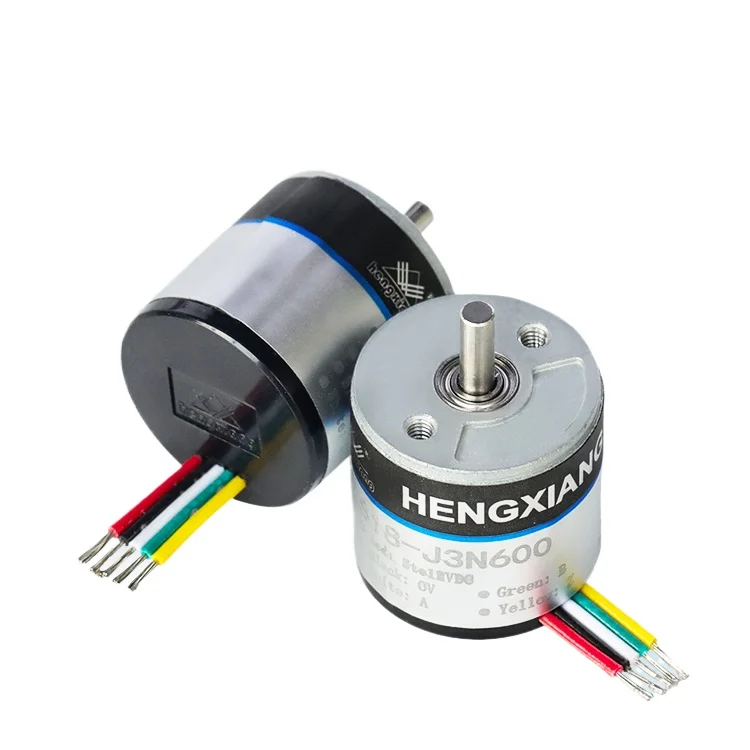 

HENGXIANG S18 robot encoder with 36ppr to 250ppr outer diameter 18mm with solid shaft 2.5mm encoder manufacturer