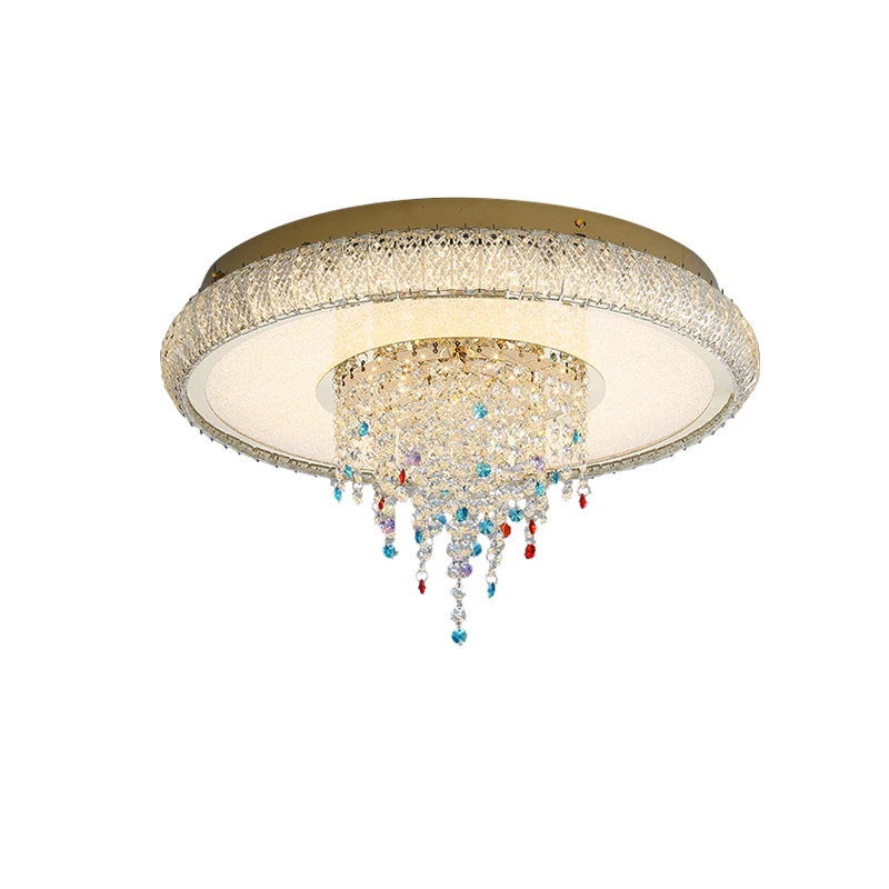 Postmodern Luxury Crystal Pendant Ceiling Lights Classy Fashion Led Lighting for Living Room Lamparas