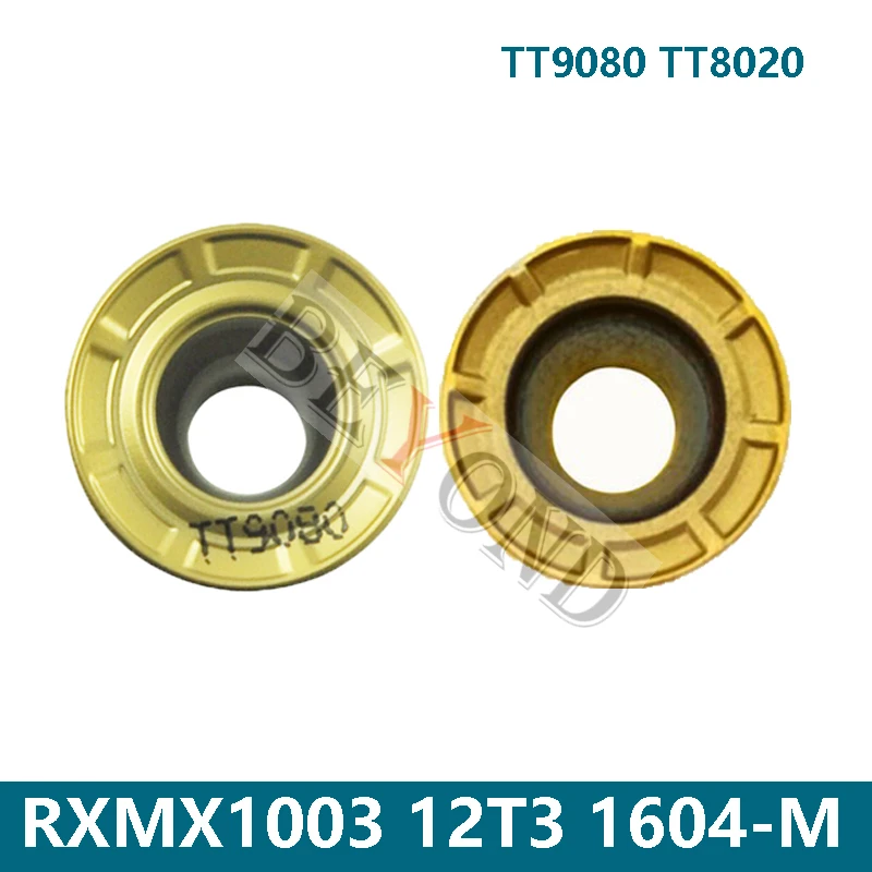 RXMX 1003-M 12T3-M 1604-M TT9080 TT8020 Round Milling Carbide Inserts CNC Lathe Cutter RXMX1003 RXMX12T3 RXMX1604 Original 10pcs