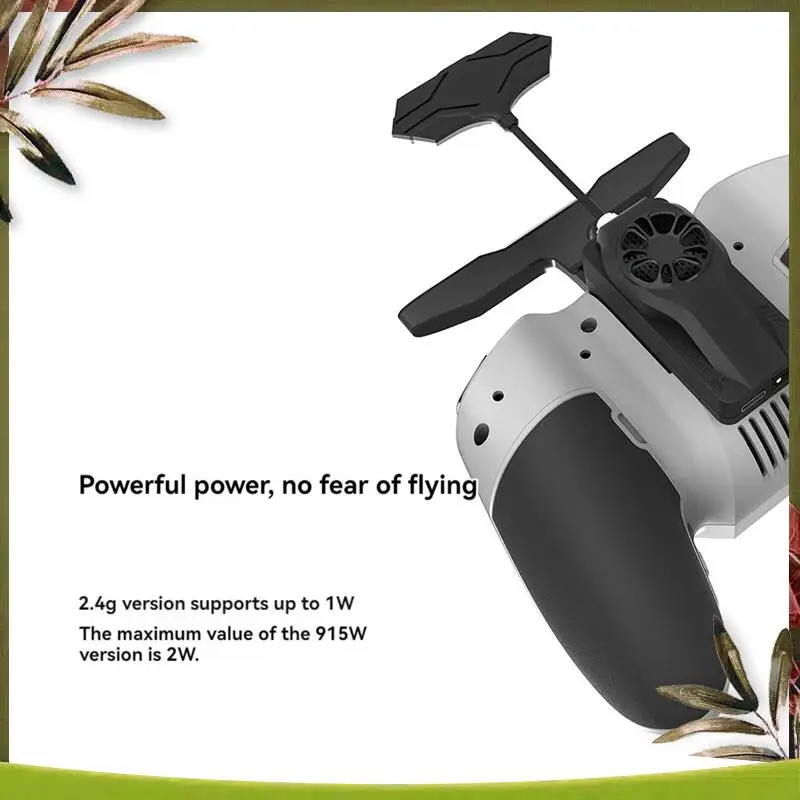 Nuovo-Per EMAX Aeris Link RX TX 1W Ricevitore + Kit Trasmettitore Con Ventola Di Raffreddamento Per RC Aereo FPV Drone ELRS Mini