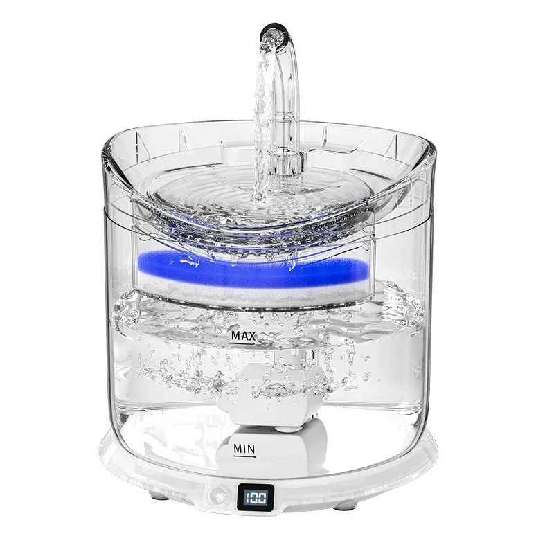 

PC+ABS Pet Water Dispenser Charging Dock Style Dispenser Pet Water Fountain for Dogs and Cats