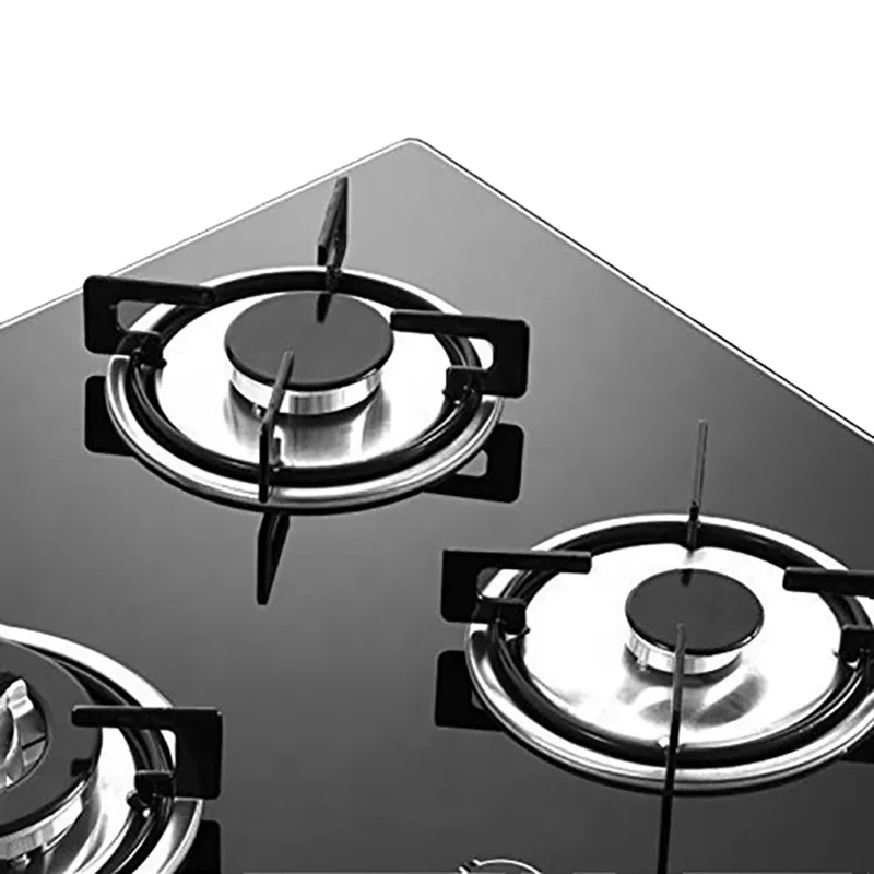 Sabaff Five-Burner Gas Stove with LPG/Natural Gas Burners for Home Use