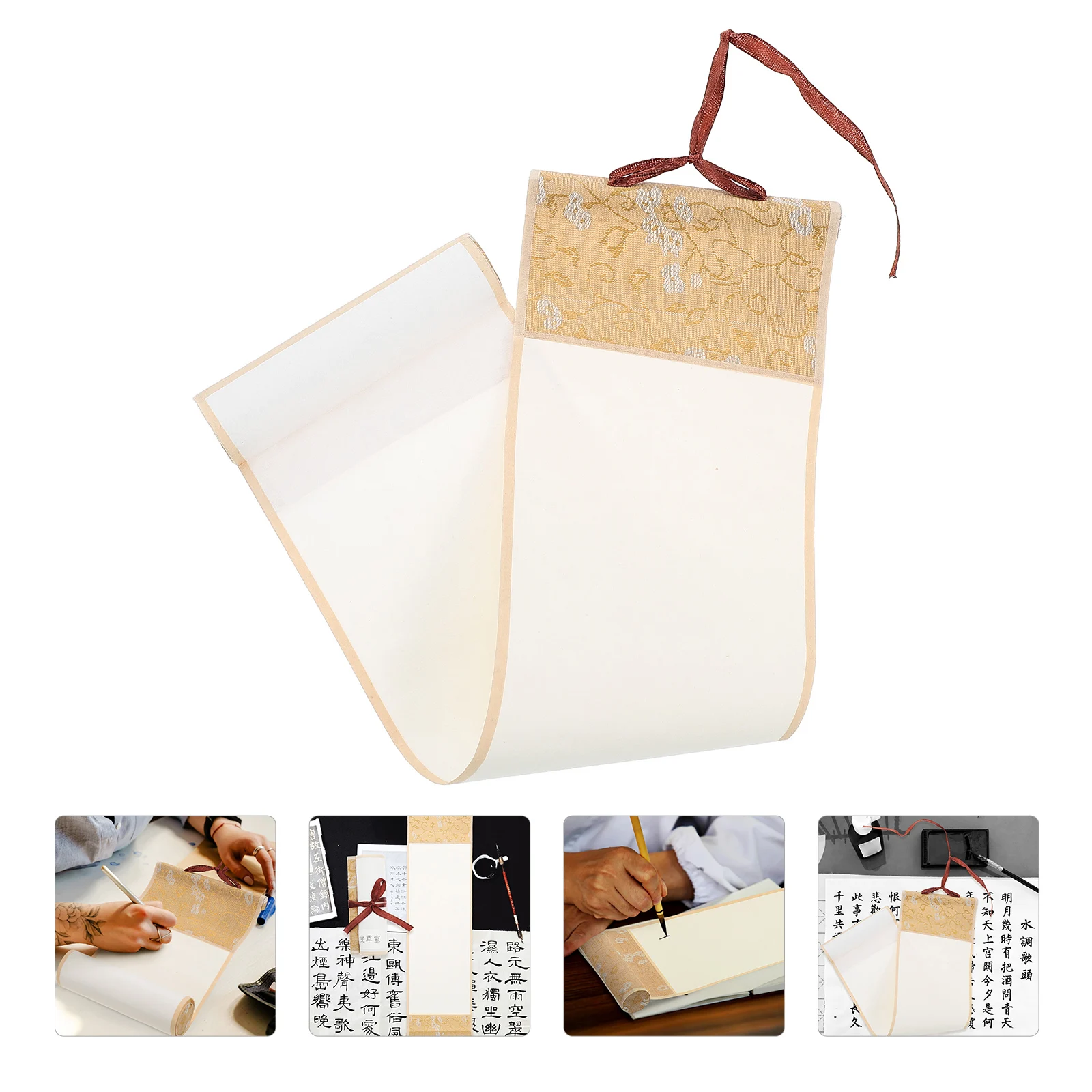 Blank Small Chinese Brush Painting Paper Decorations Decorate Rice Hanging Calligraphy