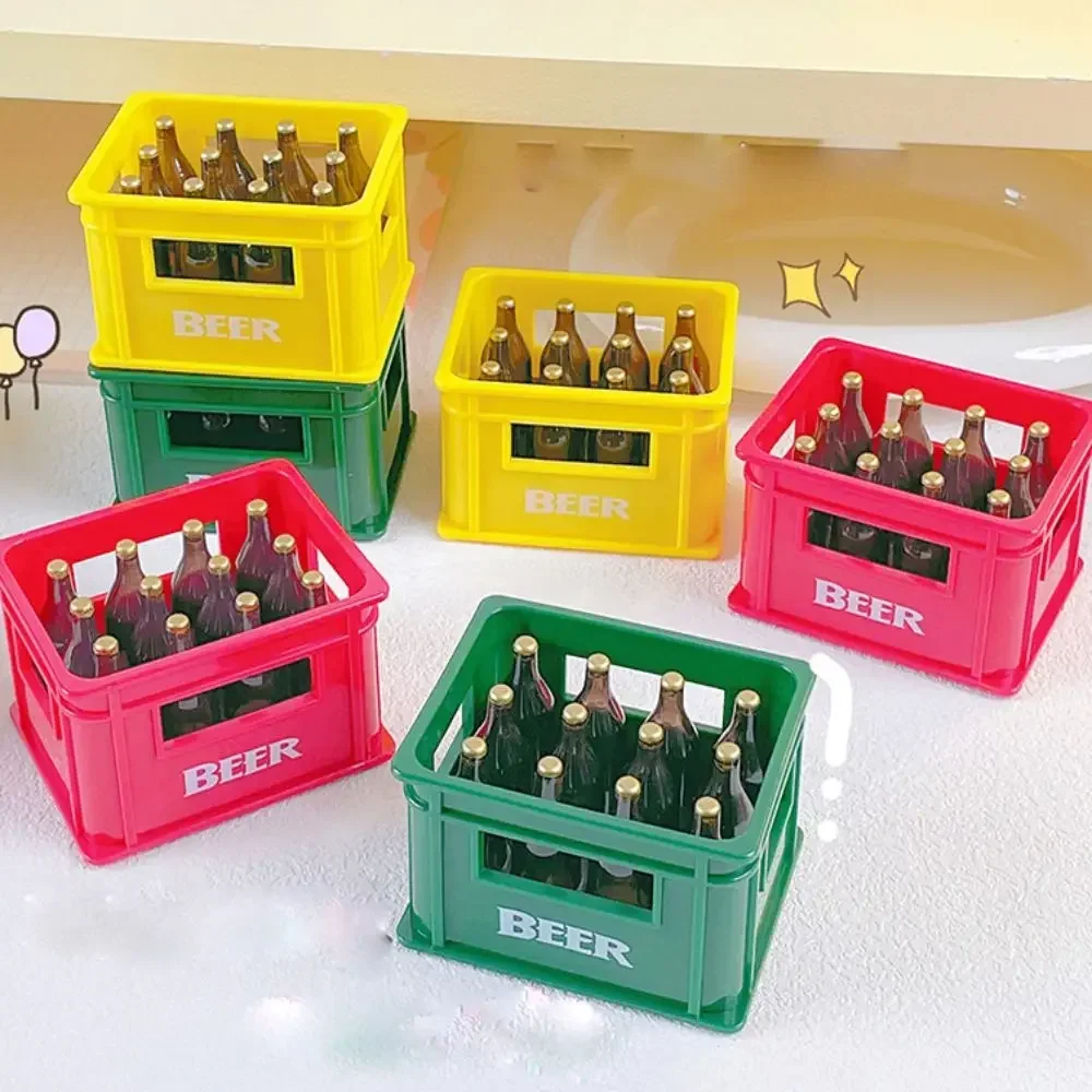 Creative A Dozen Of Beer Box Shape Bottle Opener For Household Barware Tool Magnetic 3D Creativity Refrigerator Sticker