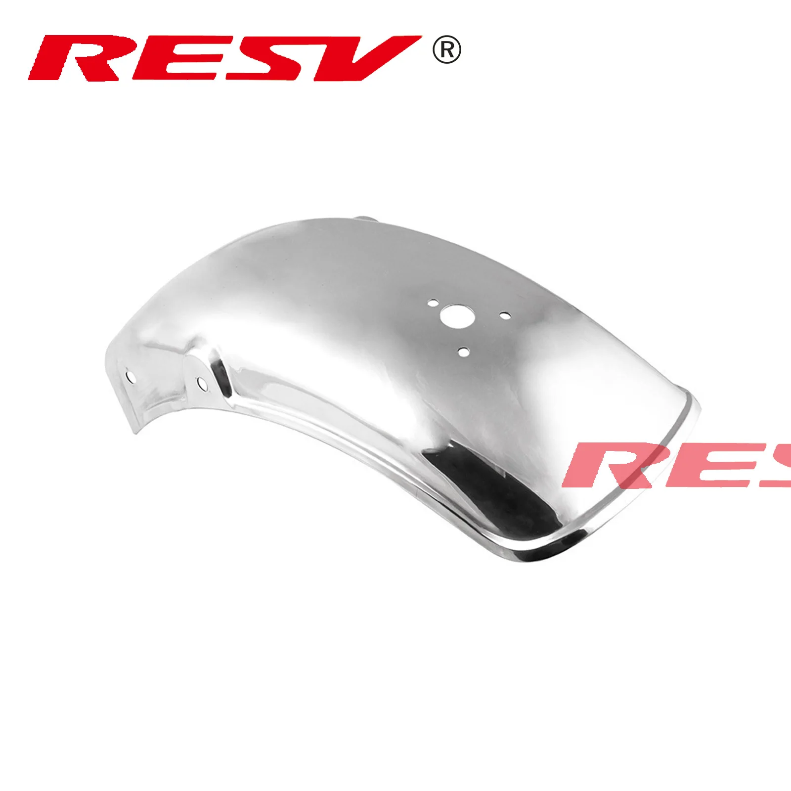 RESV Motorcycle Fit for GN250 GN150 Rear Fender Mud Flap Guard Fairing Mudguard Cover Stainless Steel