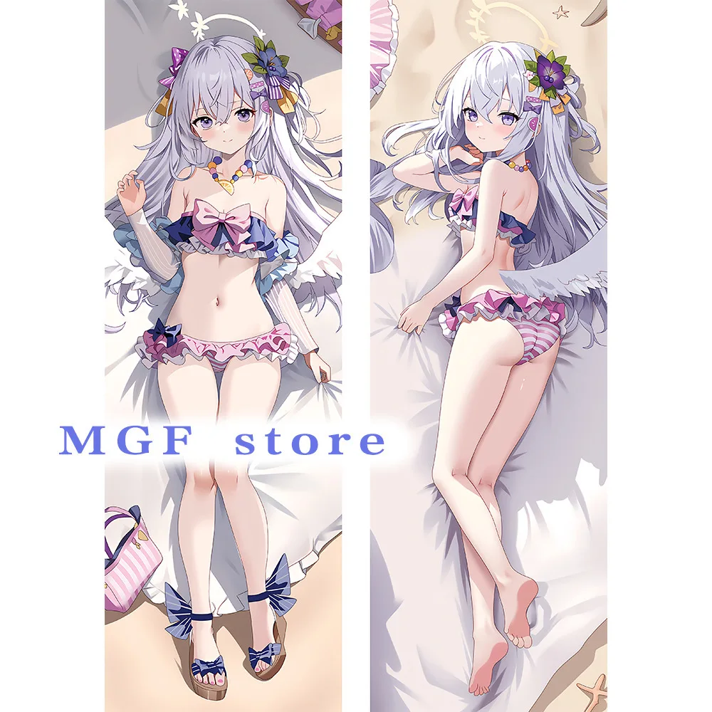 Blue Archive Shirasu Azusa Dakimakura Anime Body Pillow Cover Two Side Printed Bedding Cushion Case Pillowcase Otaku Gifts