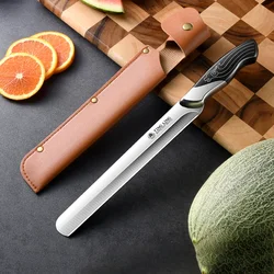 High-grade stainless steel roast duck knife Multi-functional carving knife, kitchen chef cooking barbecue knife watermelon knife