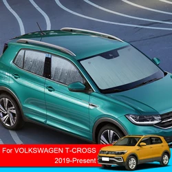For Volkswagen T-CROSS 2019-2025Car Sunshades UV Protection Cover Side Window Curtain Sun Shade Visor Windshield Car Accessories