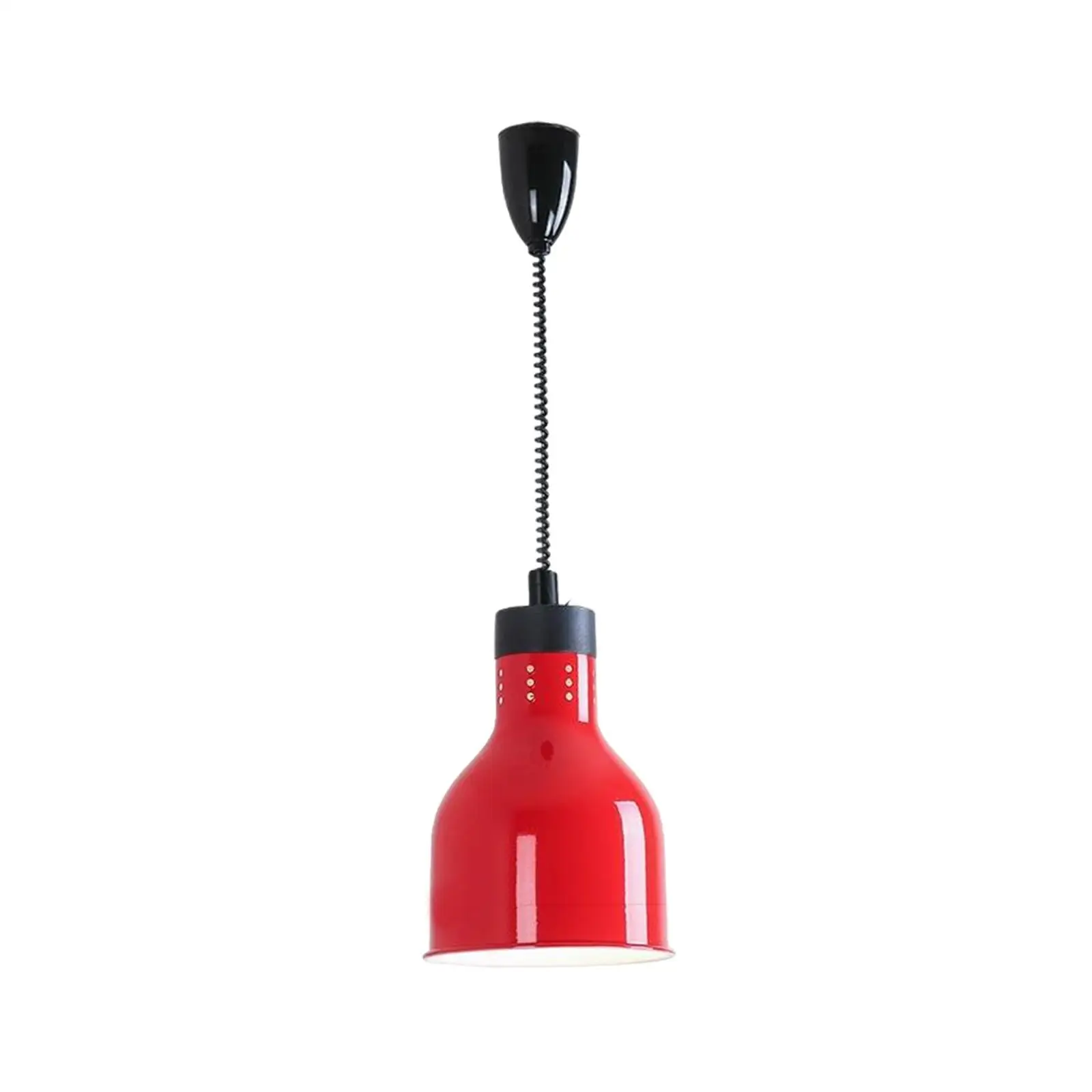 E27 Food Heat Lamp Adjustable Iron Buffet Warming Lamp for Dining Hall Food Service Catering
