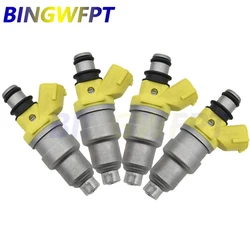 For Toyota Corolla Sprinter 1.5L 5AFE LVN/CRE/TRN/MRN 4PCS Fuel Injector 23250-15030 23209-15030 2325015030 2320915030