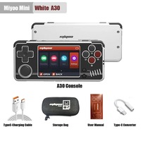 MIYOO A30 Handheld Game Console 2.8'' IPS Screen Linux System Horizontal Retro Emulator Video Console Vibration Motor Kids Gifts