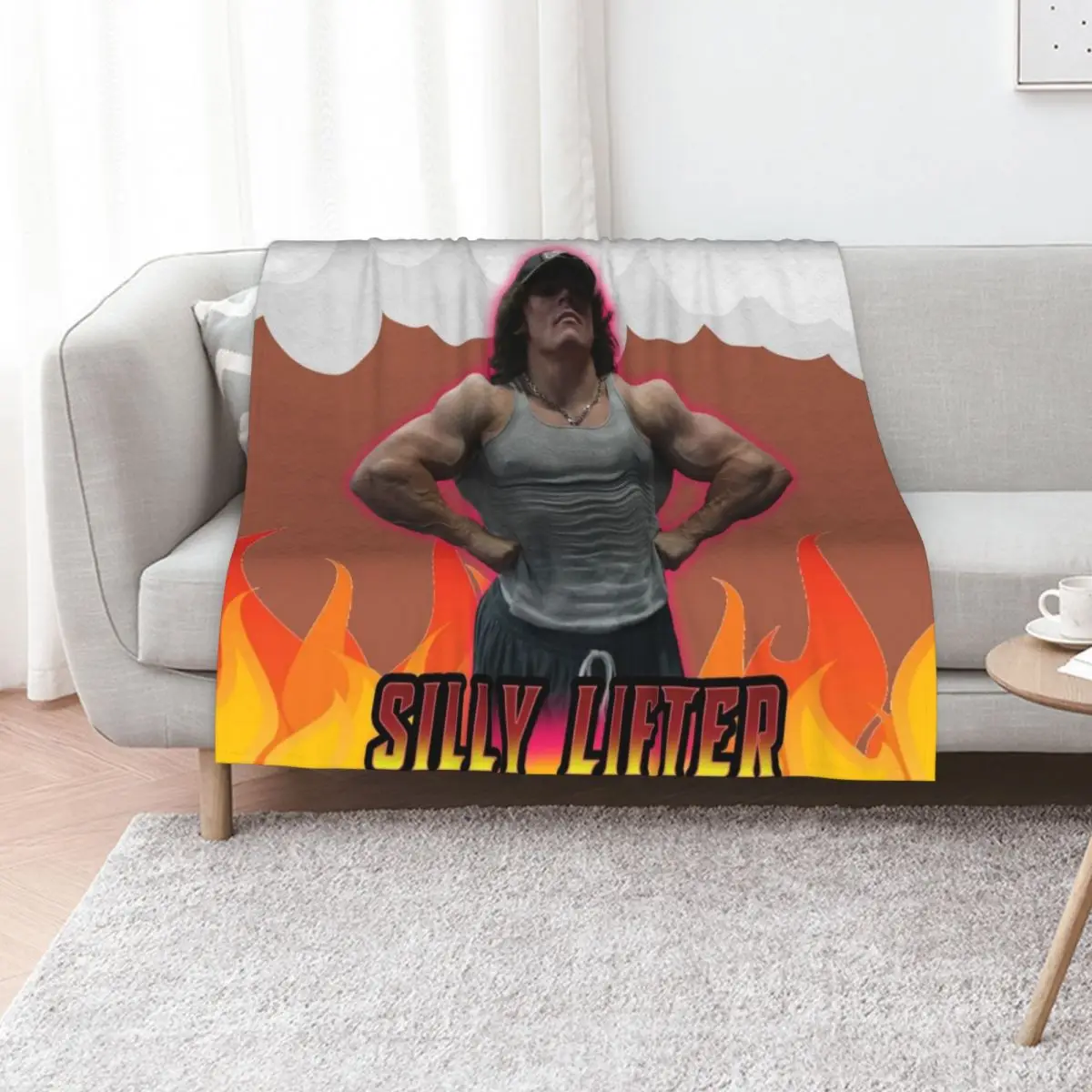 silly lifter sam sulek Throw Blanket Large Loose For Baby Warm Fashion Sofas for winter Blankets