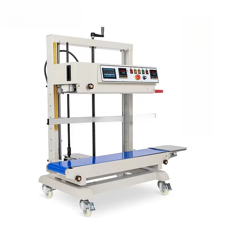 FR1300V Vertical  Plastic Bag Sealing Machine  Continuous Heat Seal Machine for Large Plastic PE Bags-Dog Food Laundry Sealing