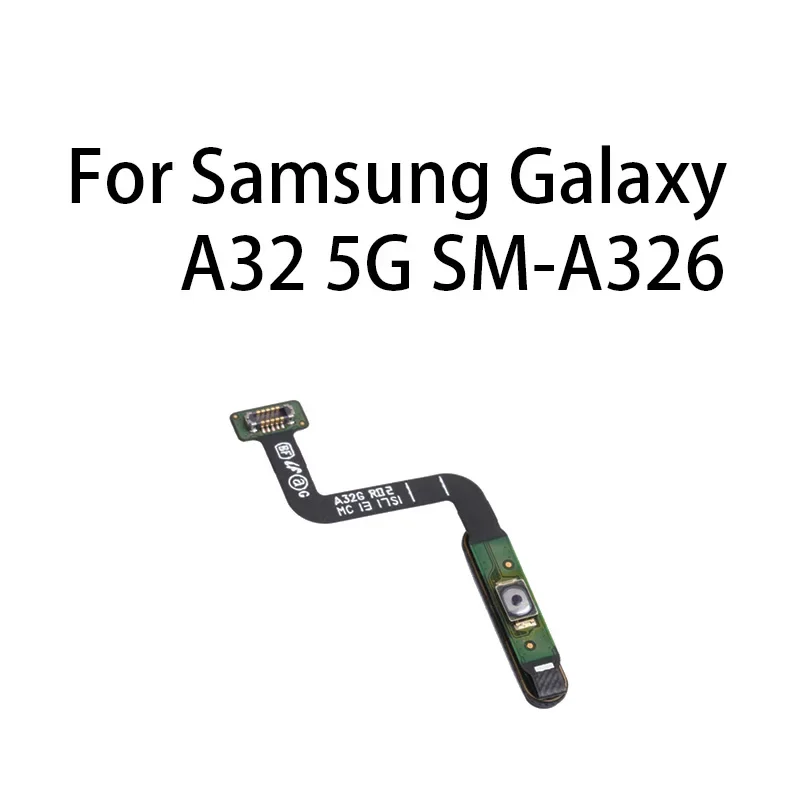 Gefensi Home Button Fingerprint Sensor Flex Cable For Samsung Galaxy A32 5G SM-A326